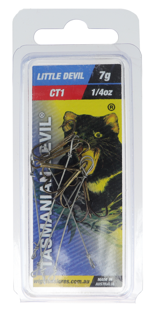 Tasmanian Devil Treblekrok Centre - 7g - 5 stk