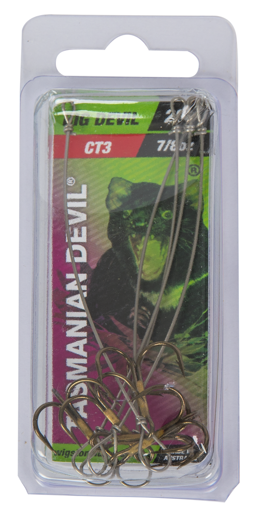 Tasmanian Devil Treblekrok Centre - 26g - 5 stk