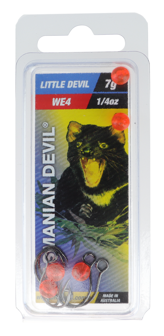 Tasmanian Devil Wide Eye Singelkrok No.4 - 5pk