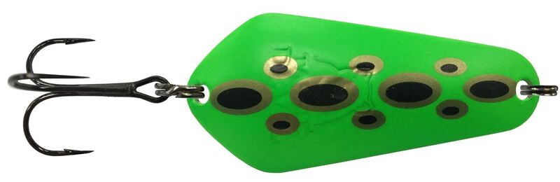 Tasmanian Devil Spoon - Lime Frog - Skjesluk
