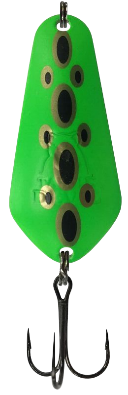 Tasmanian Devil Spoon - Lime Frog - Skjesluk