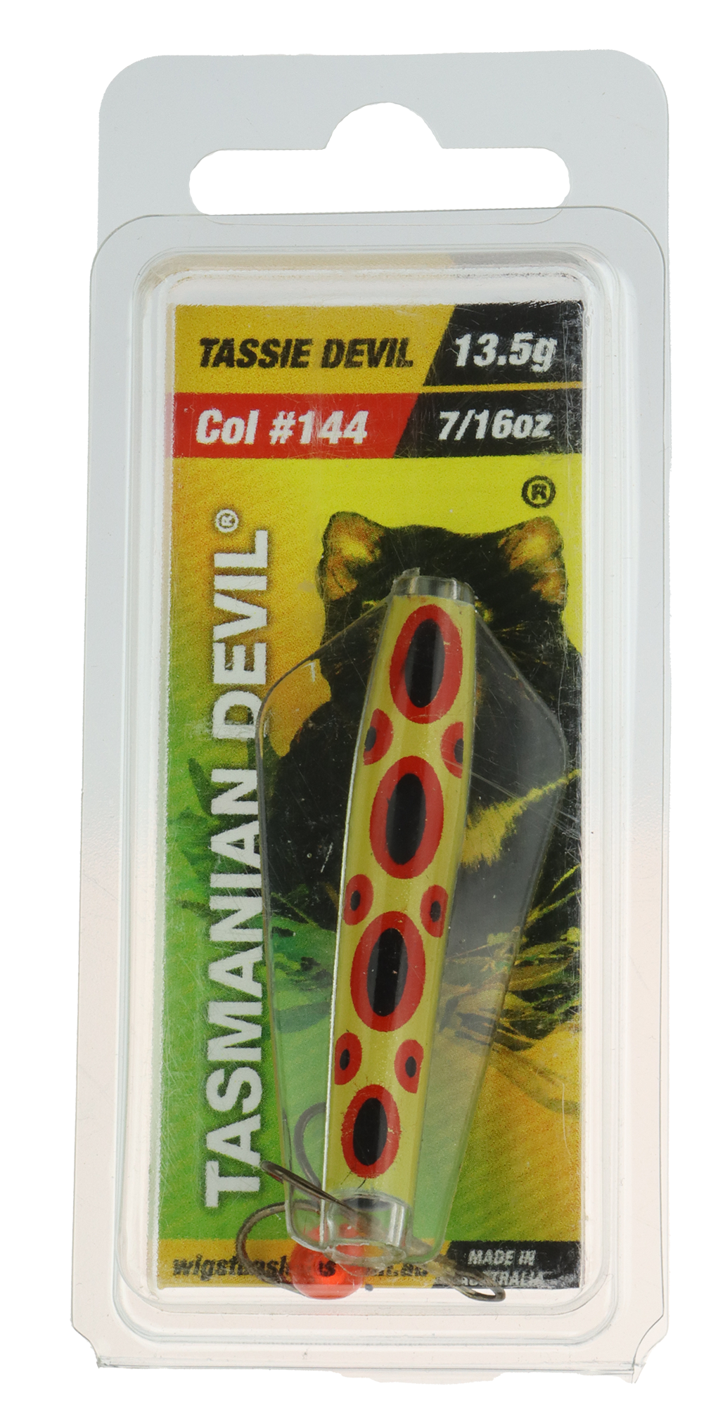 Tasmanian Devil 144 Yellow Frog - 13,5gr - Sluk