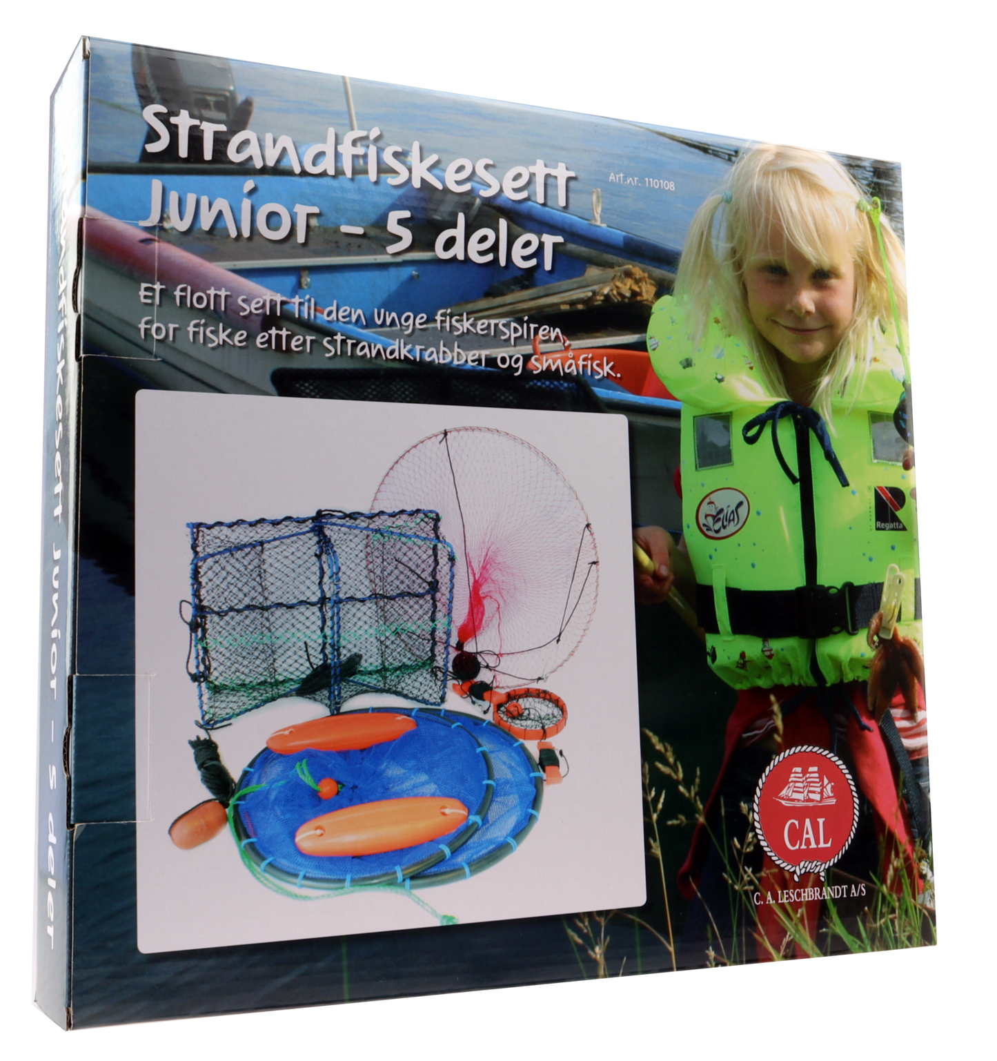 CAL Strandfiskesett junior - Sett - Barn