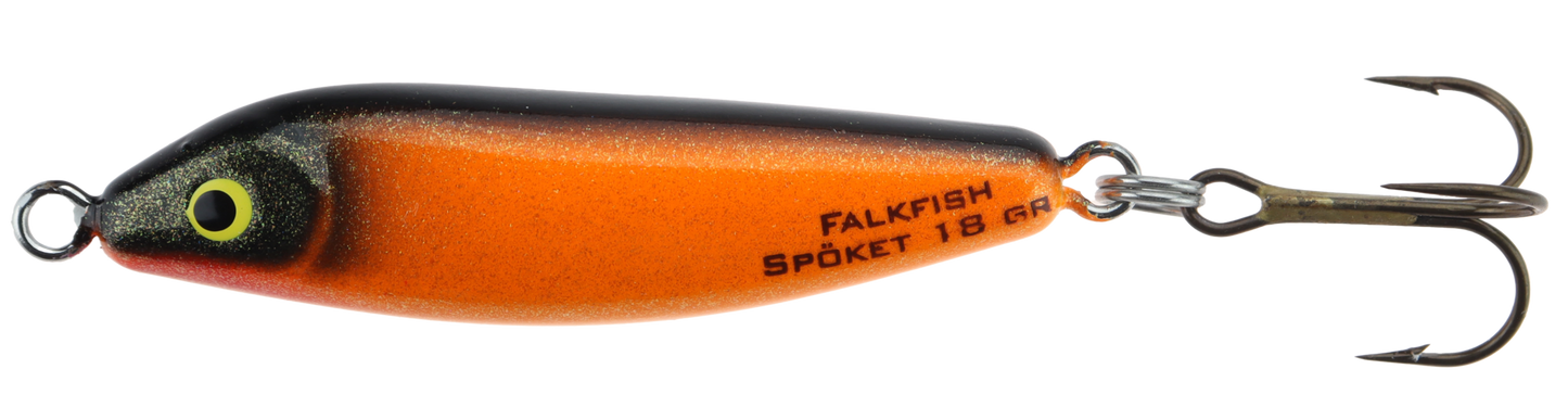 Falkfish Spöket Kystwobbler 278 Black Orange Pearl GOSP - Wobbler 18g 60 mm