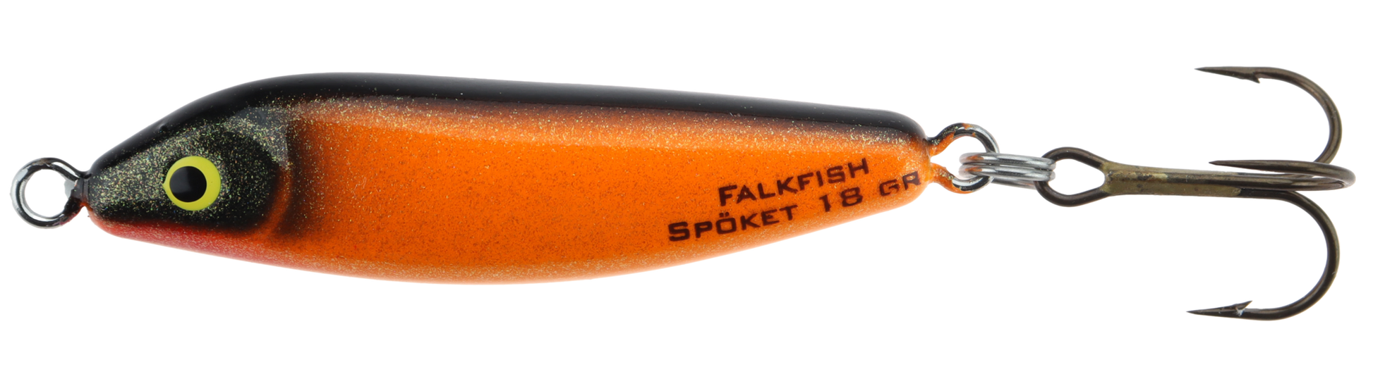 Falkfish Spöket Kystwobbler 278 Black Orange Pearl GOSP - Wobbler 18g 60 mm