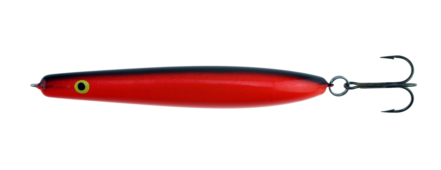 Falkfish Witch 20 Black Hot Red LF - Sluk Sjøørret 22g 110 mm