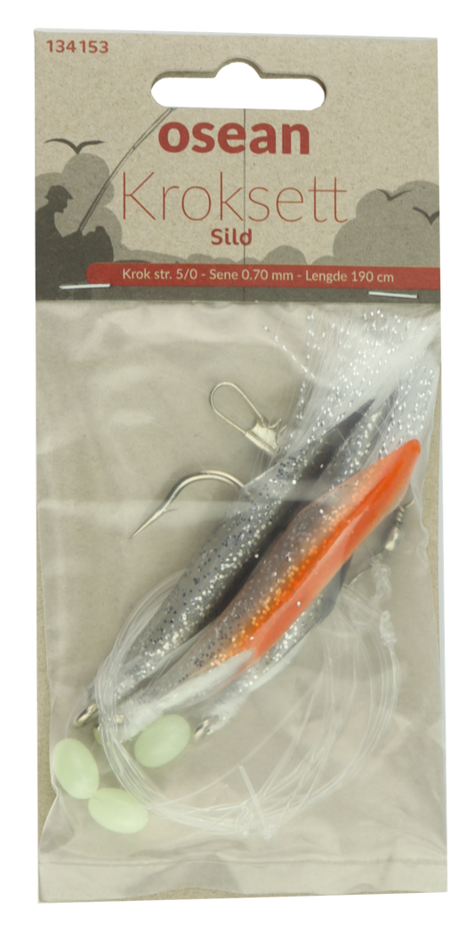 Osean Sild - Kroksett - 3 stk - 5/0