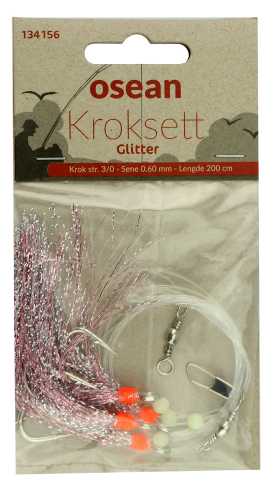 Osean Glitter - Kroksett - 3 stk - 3/0