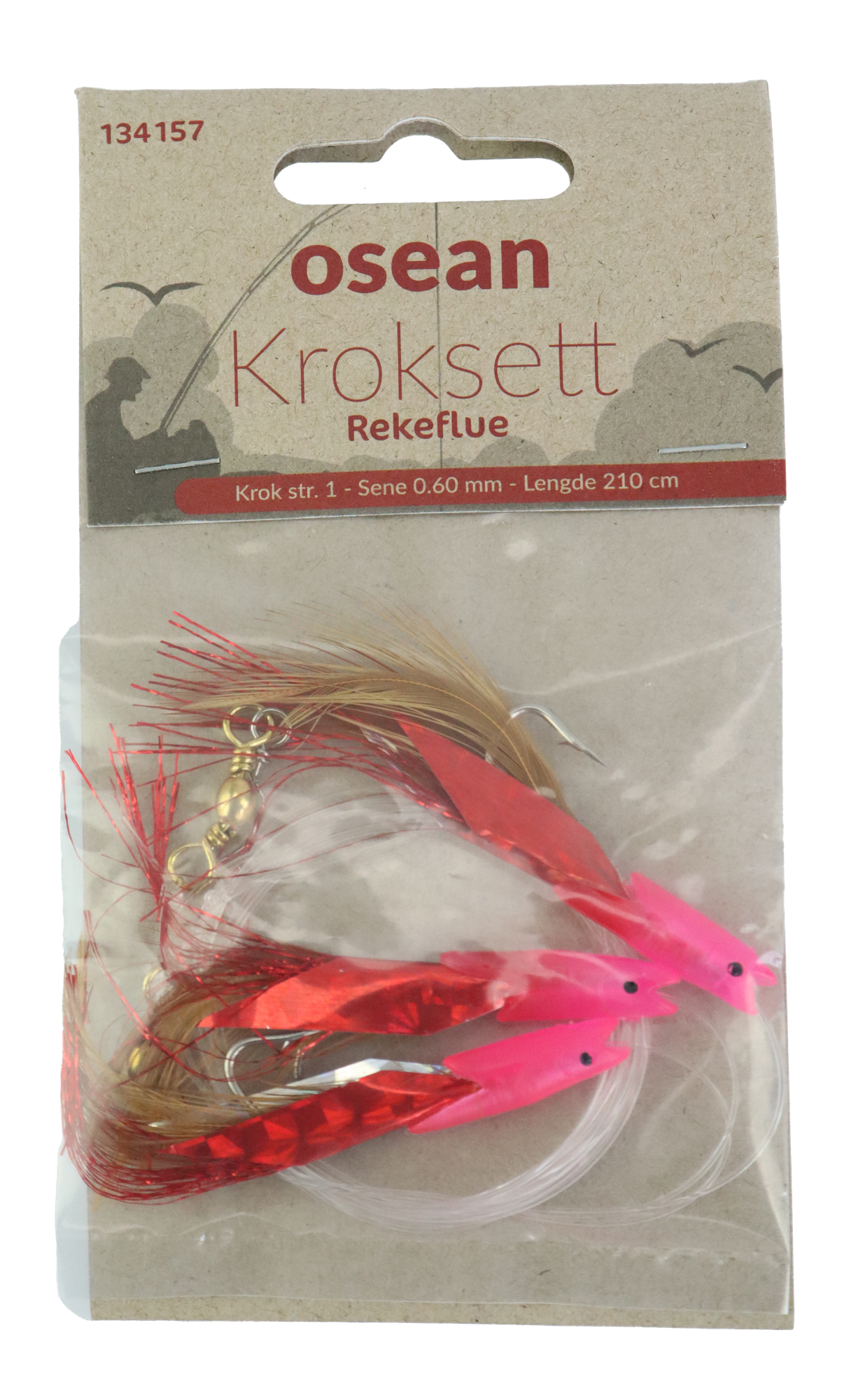 Osean Rekeflue - Kroksett - 3 stk - 1