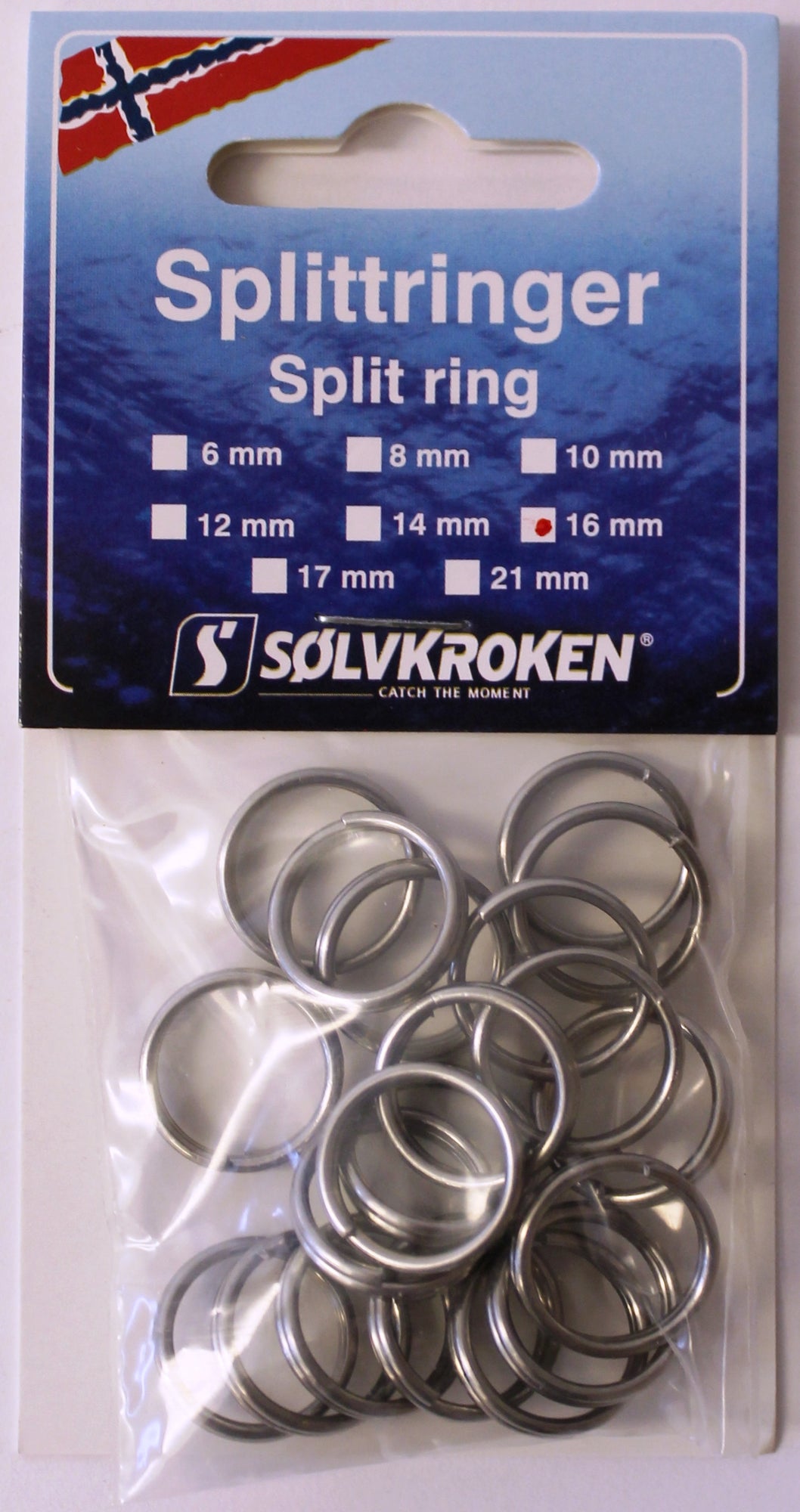 Splittring - 10pk - Forniklet 6 mm