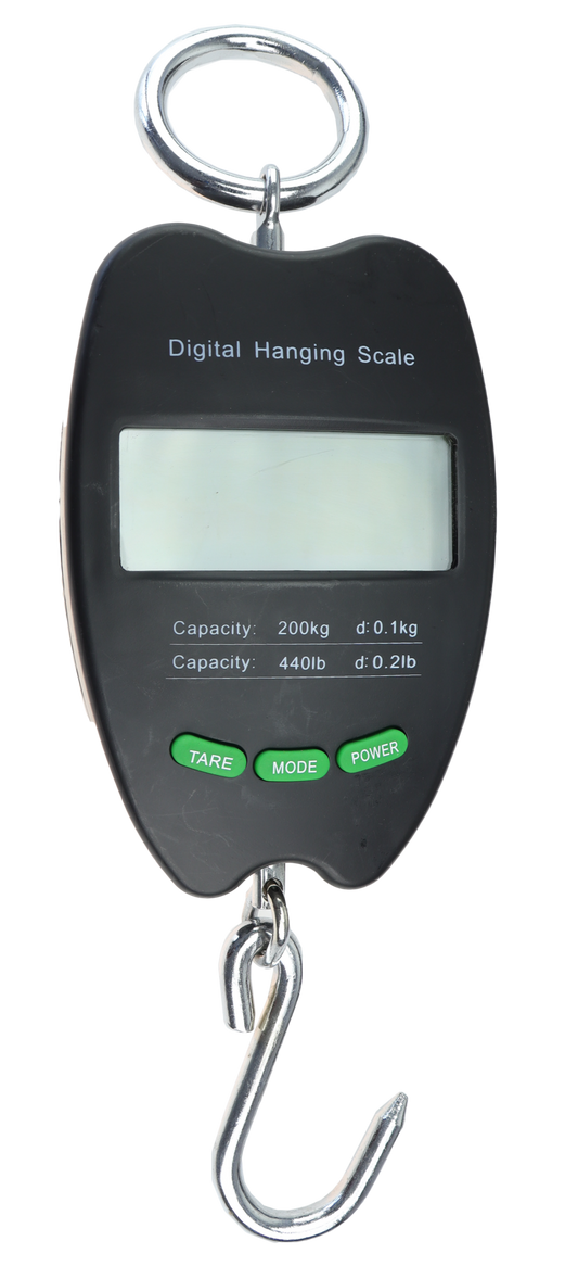 Sølvkroken Digitalvekt - 0-200 kg - Fiskevekt