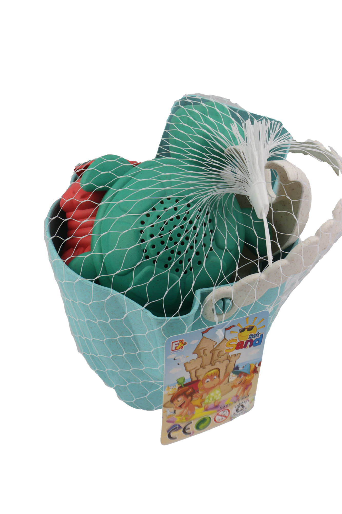 Elefantbøtte Strandleiksett - 7 deler - Wheat Straw - Miljøvenleg