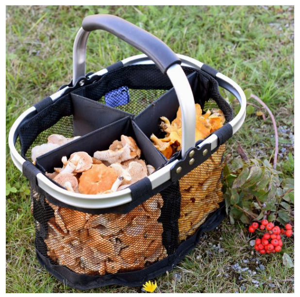 Eagle Soppkurv - 12 Liter - 4 Kammer - Bærebag - Sammenleggbar