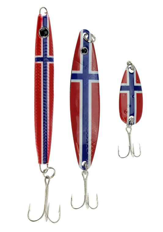 Osean sluksett Norges trio - Souvenirsett - 8g/25g/40g - m/slukboks