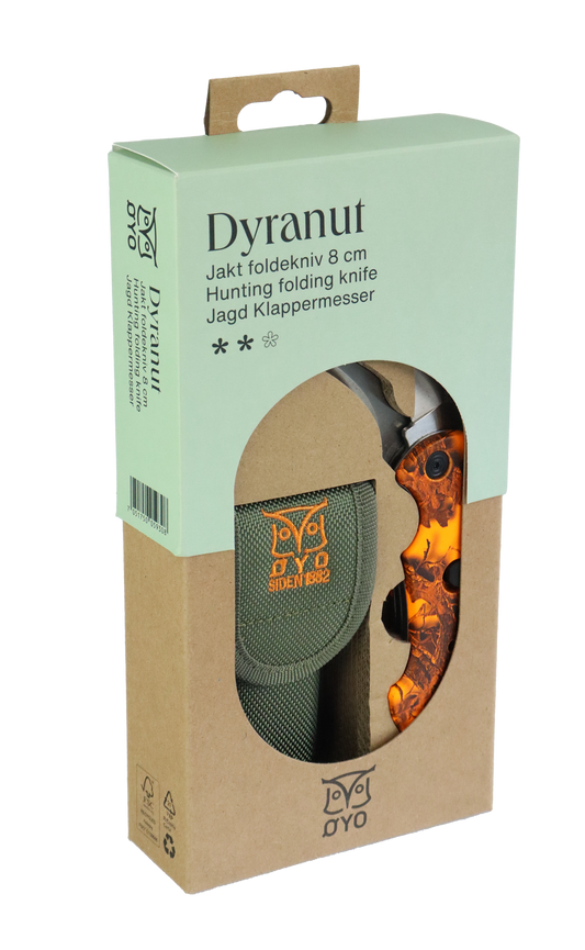 Øyo Kniv Dyranut - Foldekniv - Jakt