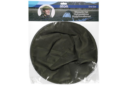 Atom Mygghatt m/ring – Grønn – Finmasket – 32,5x40 cm