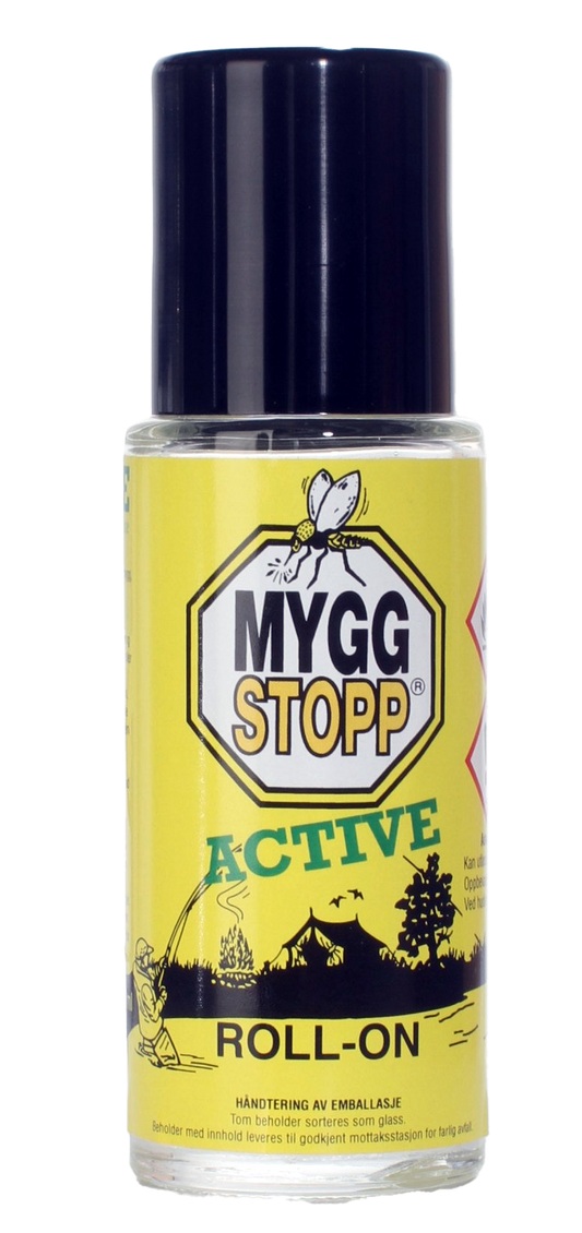 MyggStopp Active Rollon 60ml – Naturleg Myggmiddel – 6t Beskyttelse