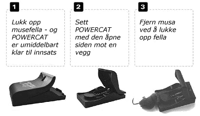 Trinol Power Cat Musefelle – 2pk – Felle med Åte