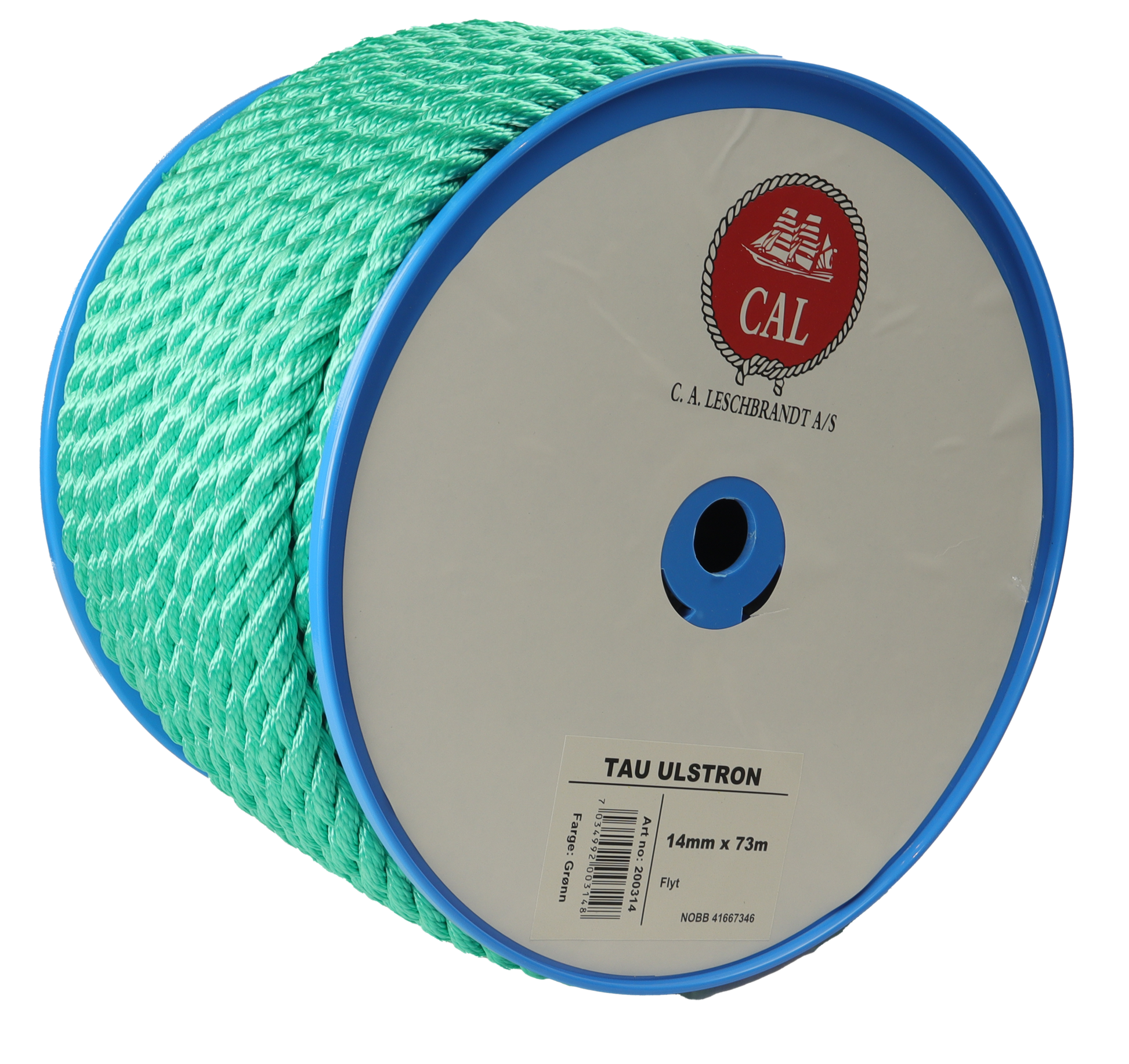 Tau Ulstron – Grønn – Kveil / Spole – Lett og Smidig Kunstfiber
