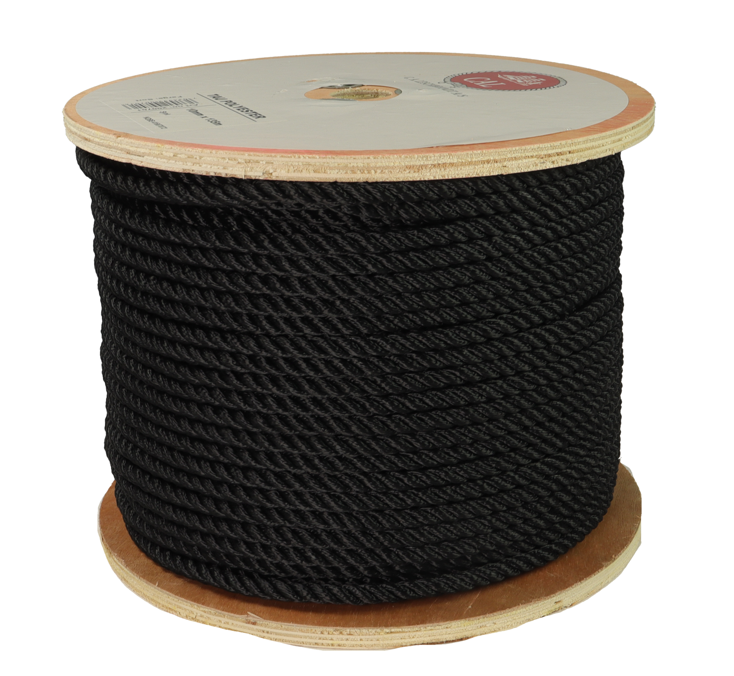 Tau Polyester - Sort - Spole