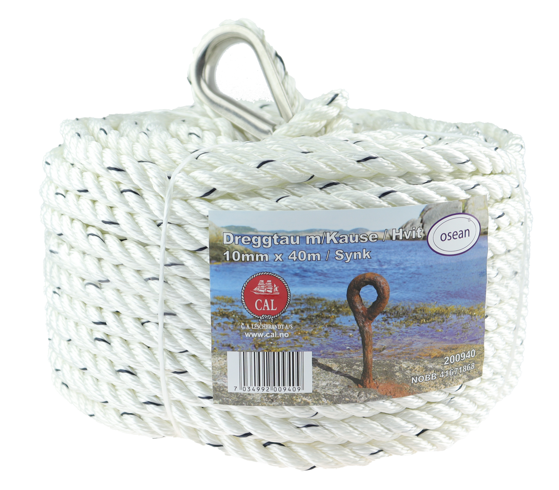 Dreggtau m/Kause - Kveil - 40m