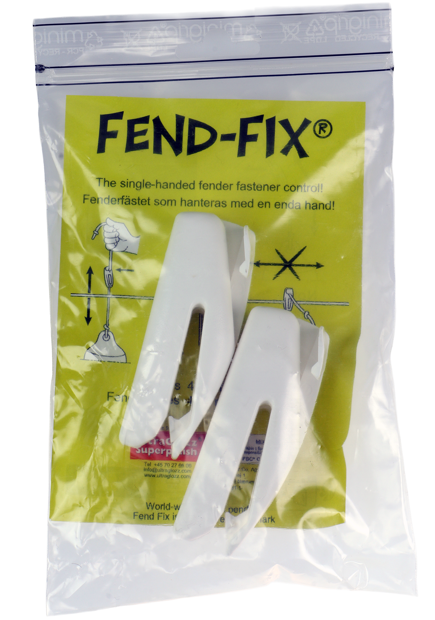 FEND-FIX Fenderfeste - 2pk - 4-8mm Fenderline - Wirerekke