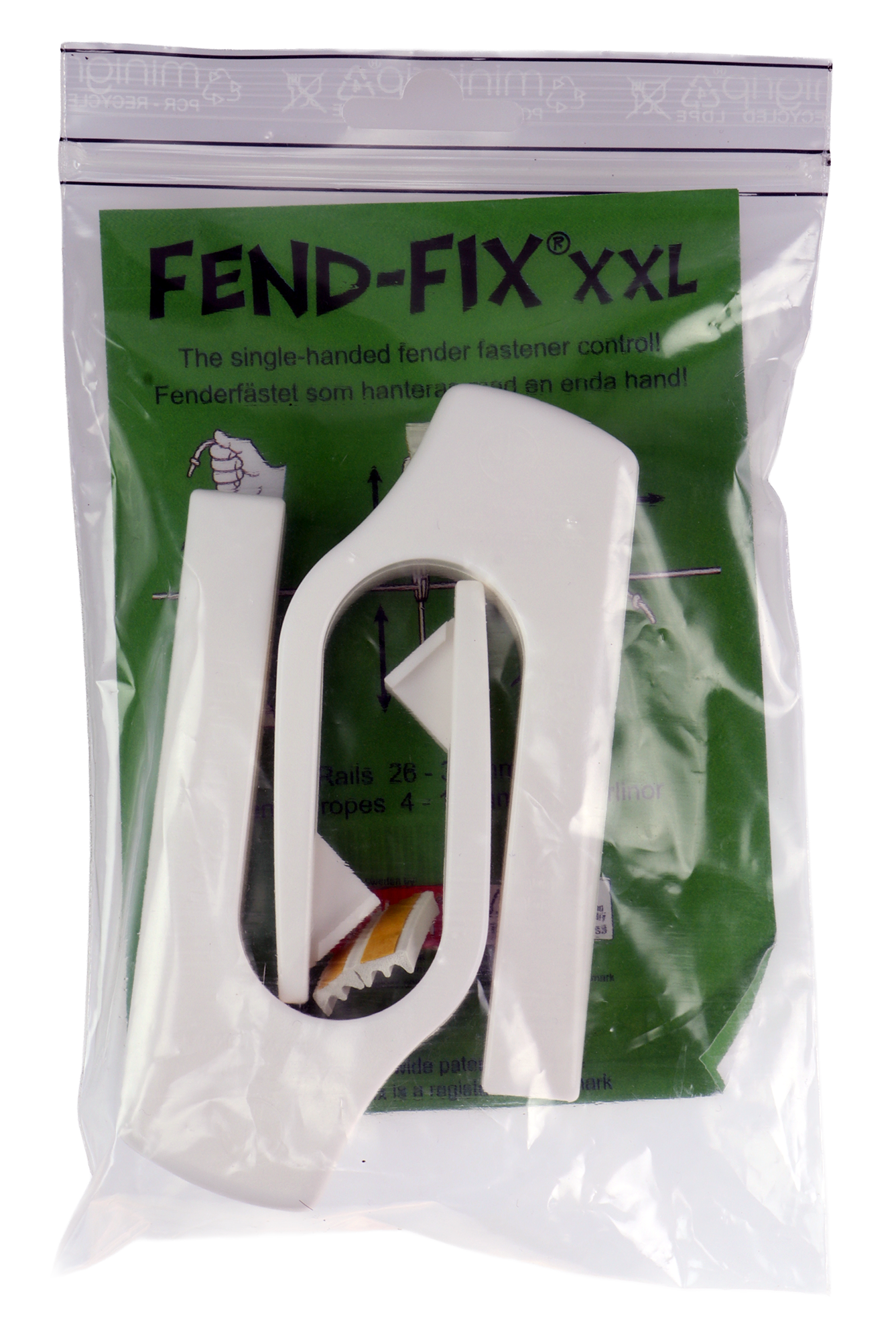 FEND-FIX XXL Fenderfeste - 2pk - 4-10mm Fenderline - Båtrekke 26-32mm