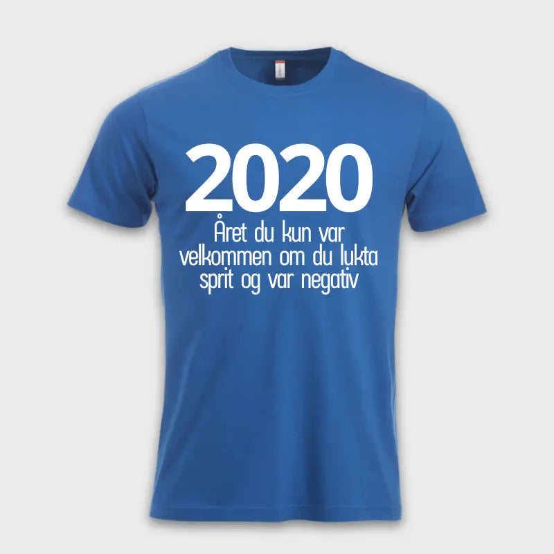 2020 - Året du kun var velkommen om du lukta sprit og var negativ Blå