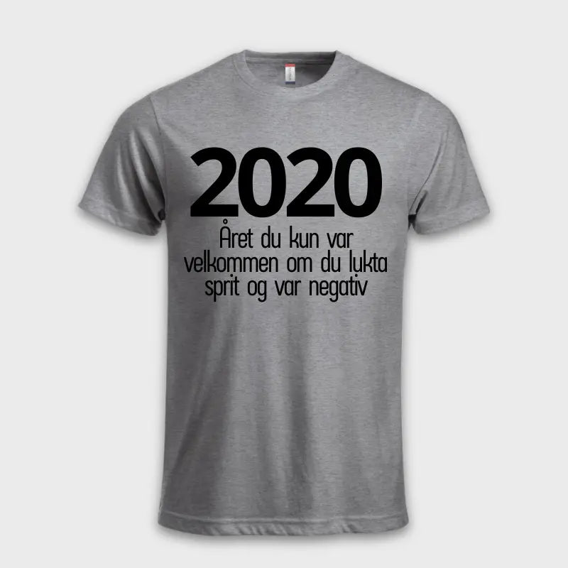 2020 - Året du kun var velkommen om du lukta sprit og var negativ Grå