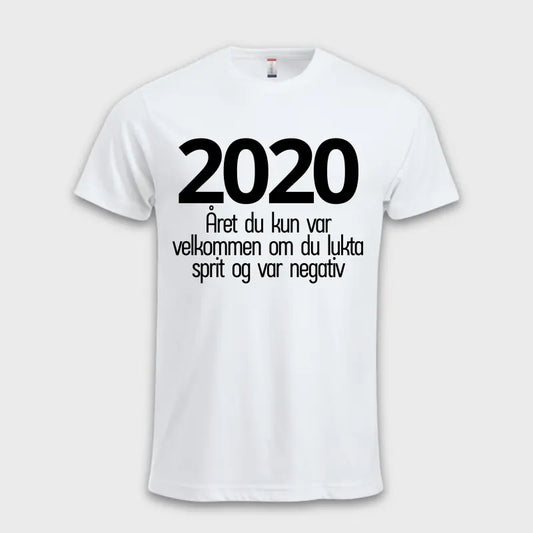 2020 - Året du kun var velkommen om du lukta sprit og var negativ Hvit