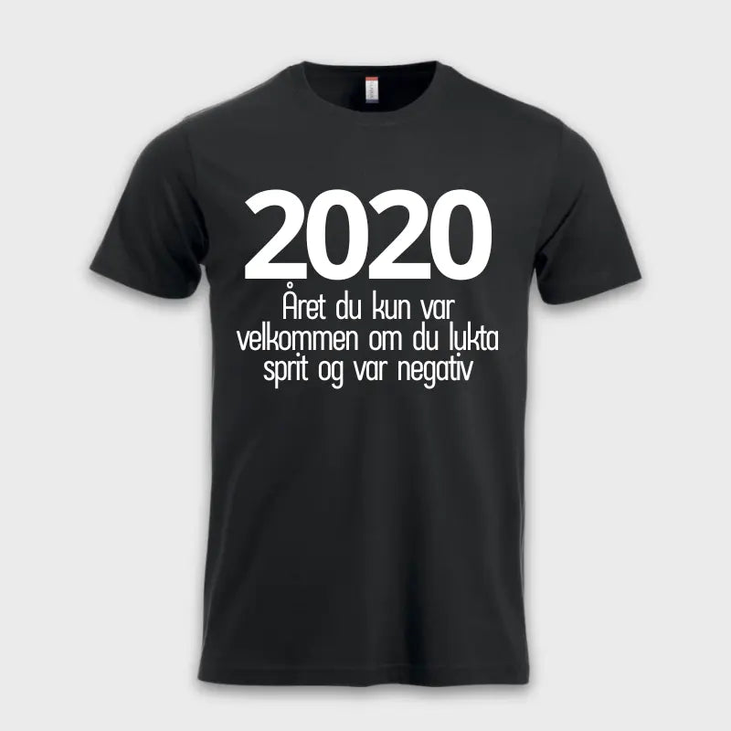 2020 - Året du kun var velkommen om du lukta sprit og var negativ Sort