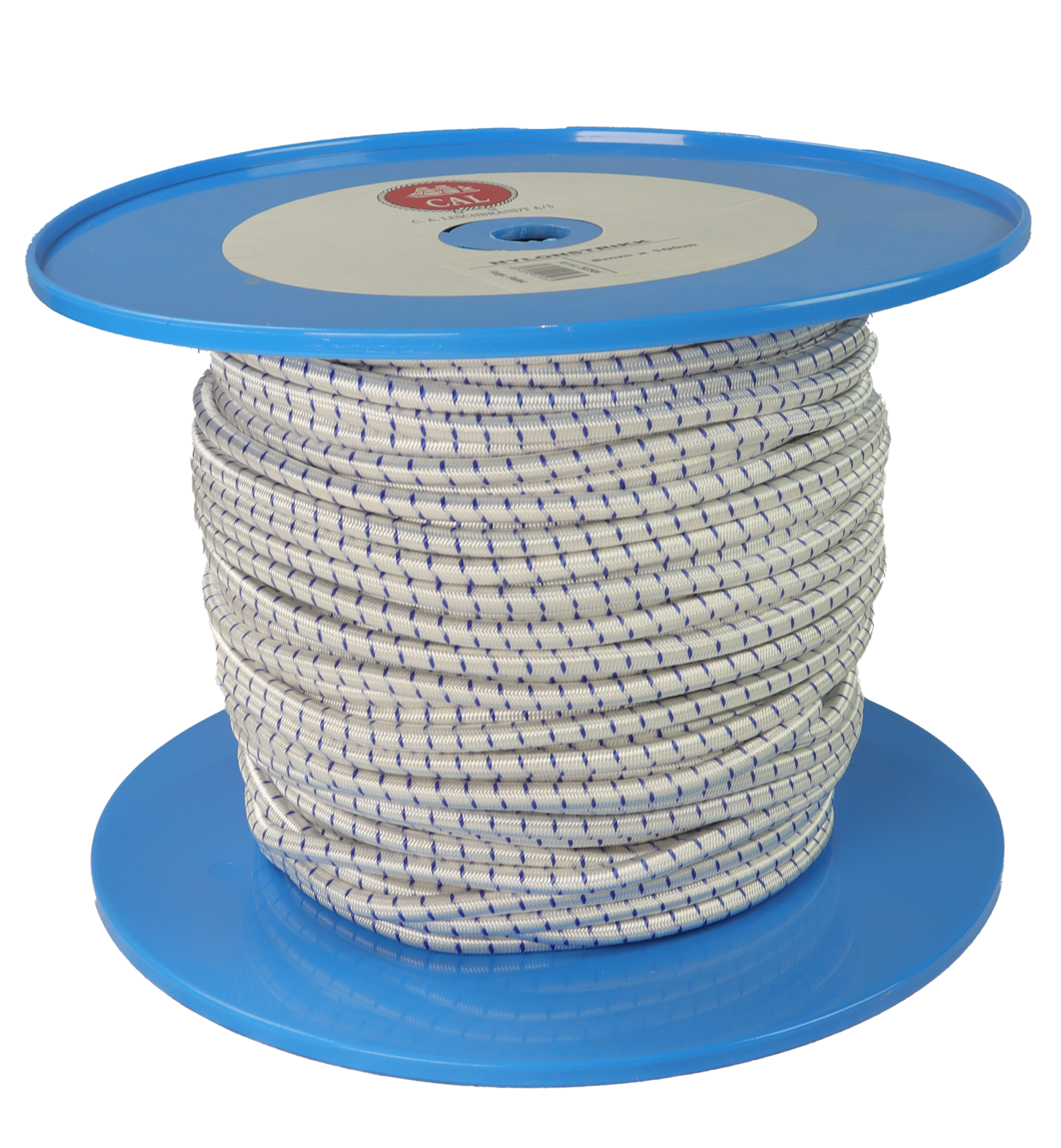 Nylonstrikk - Shock Cord - Spole - 100m