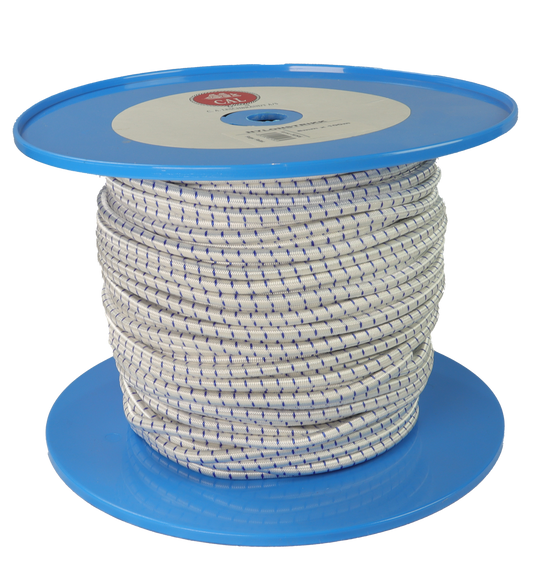 Nylonstrikk - Shock Cord - Spole - 100m