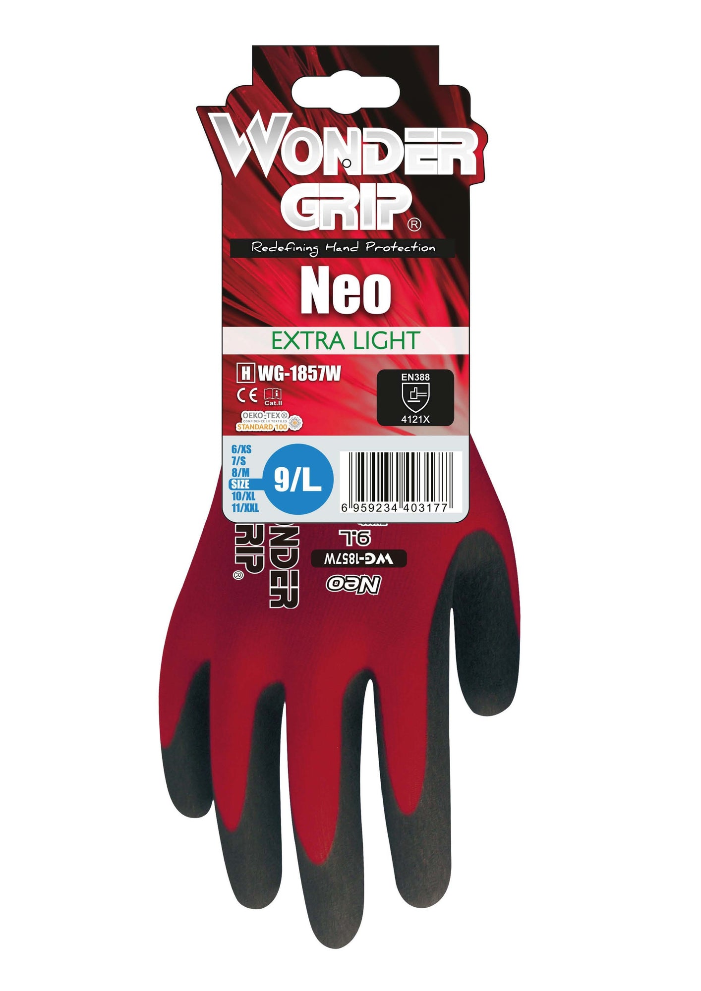 WonderGrip Neo – Monteringshanske – Str. 8–11