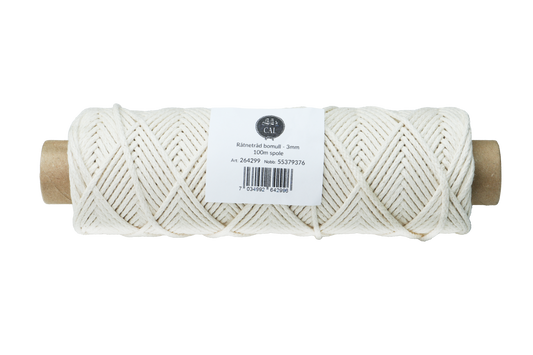 Råtnetråd - Bomull - 100m - Spole