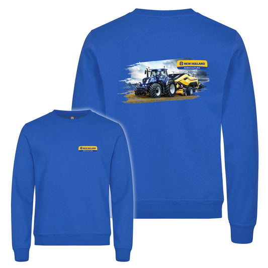 New Holland T7 Brushed - Genser Blå