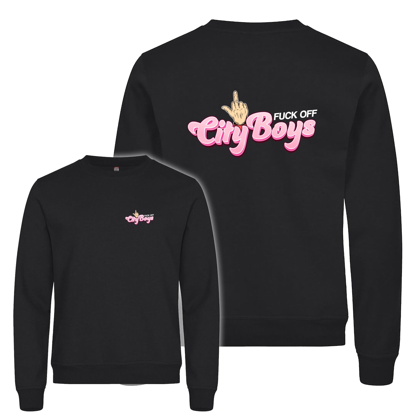 Fuck Off Cityboys 2.0 - Genser Sort