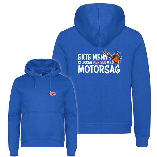 Ekte Menn - Hettegenser Blå