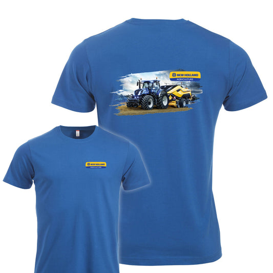 New Holland T7 Brushed - tskjorte Blå