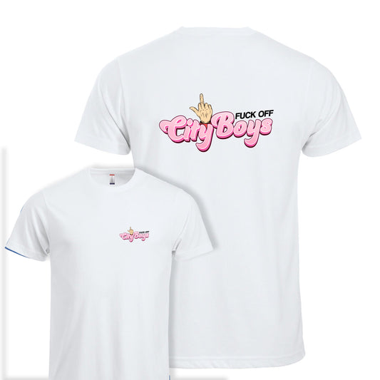 Fuck Off Cityboys 2.0 - tskjorte Hvit