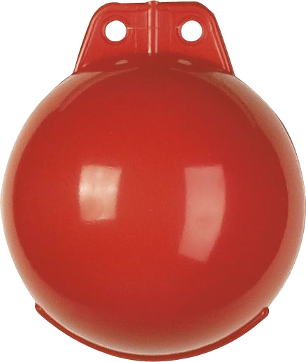 Danfender Garnblåse - 160mm - PVC - Rød