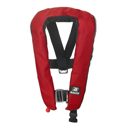 Baltic Winner oppblåsbar Redningsvest - Rød med Harness - Auto