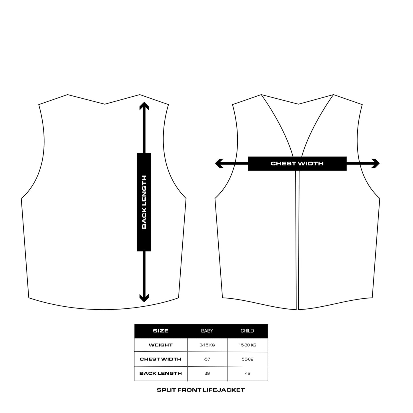 Baltic Redningsvest - Oransje - 100N - 3-100+ kg