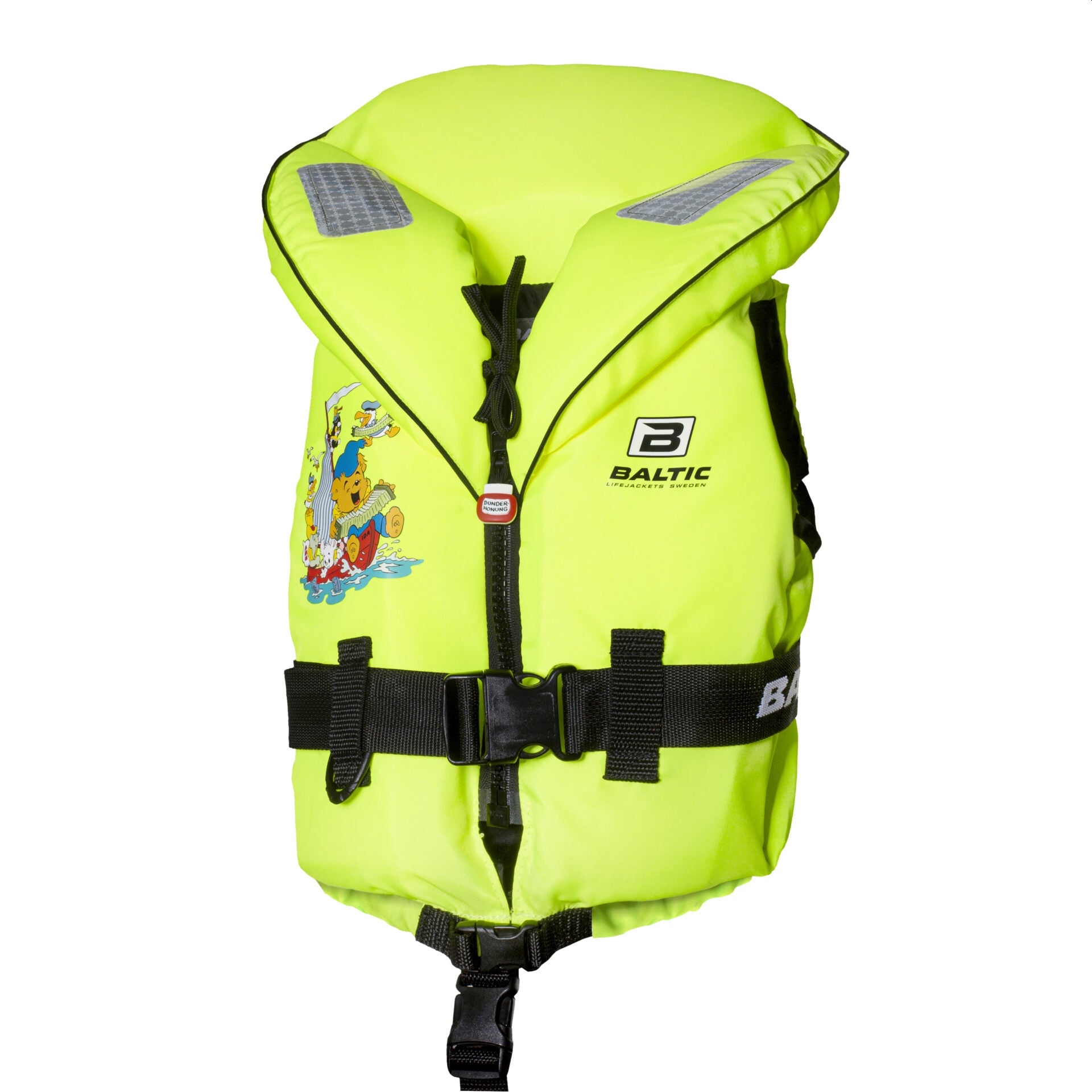 Baltic Bamse Redningsvest - Barn - UV Gul - 100N - 3-30 kg 3 - 10 kg