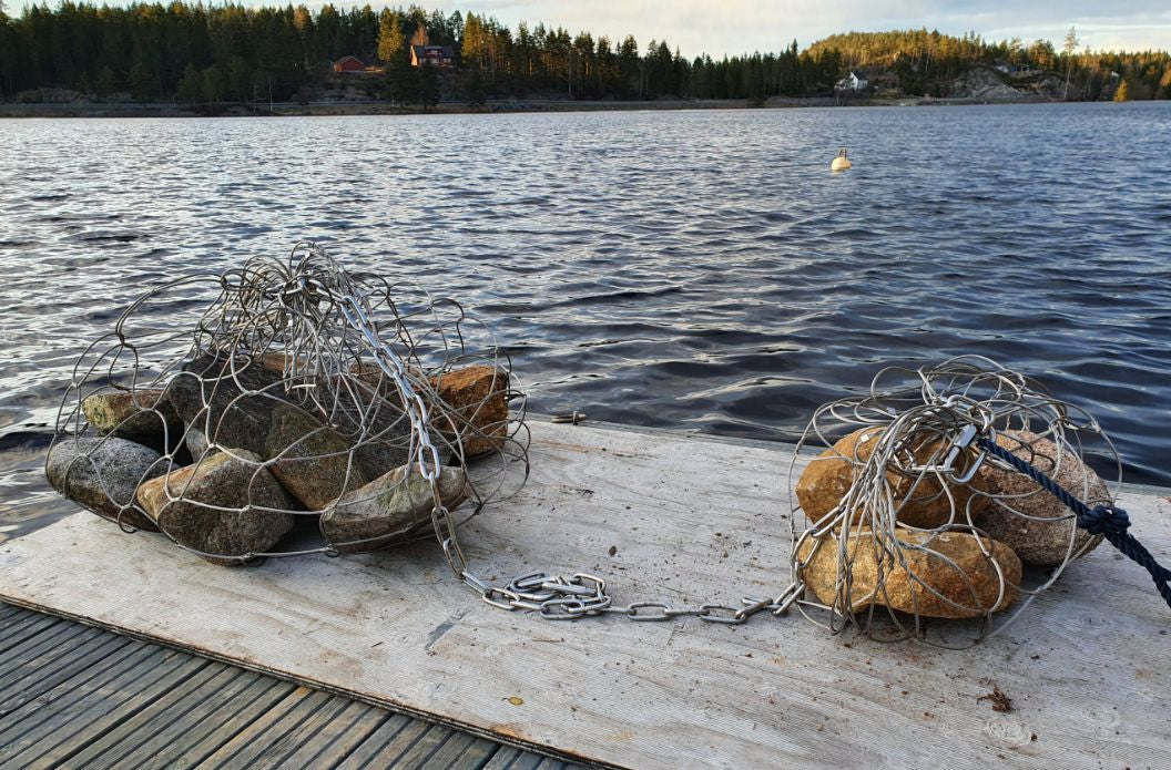 Moringsnett Kjetting – Syrefast 5 mm med Pelikankroker
