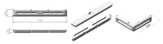 Danfender Mini Multidock - Hvit - Bryggefender
