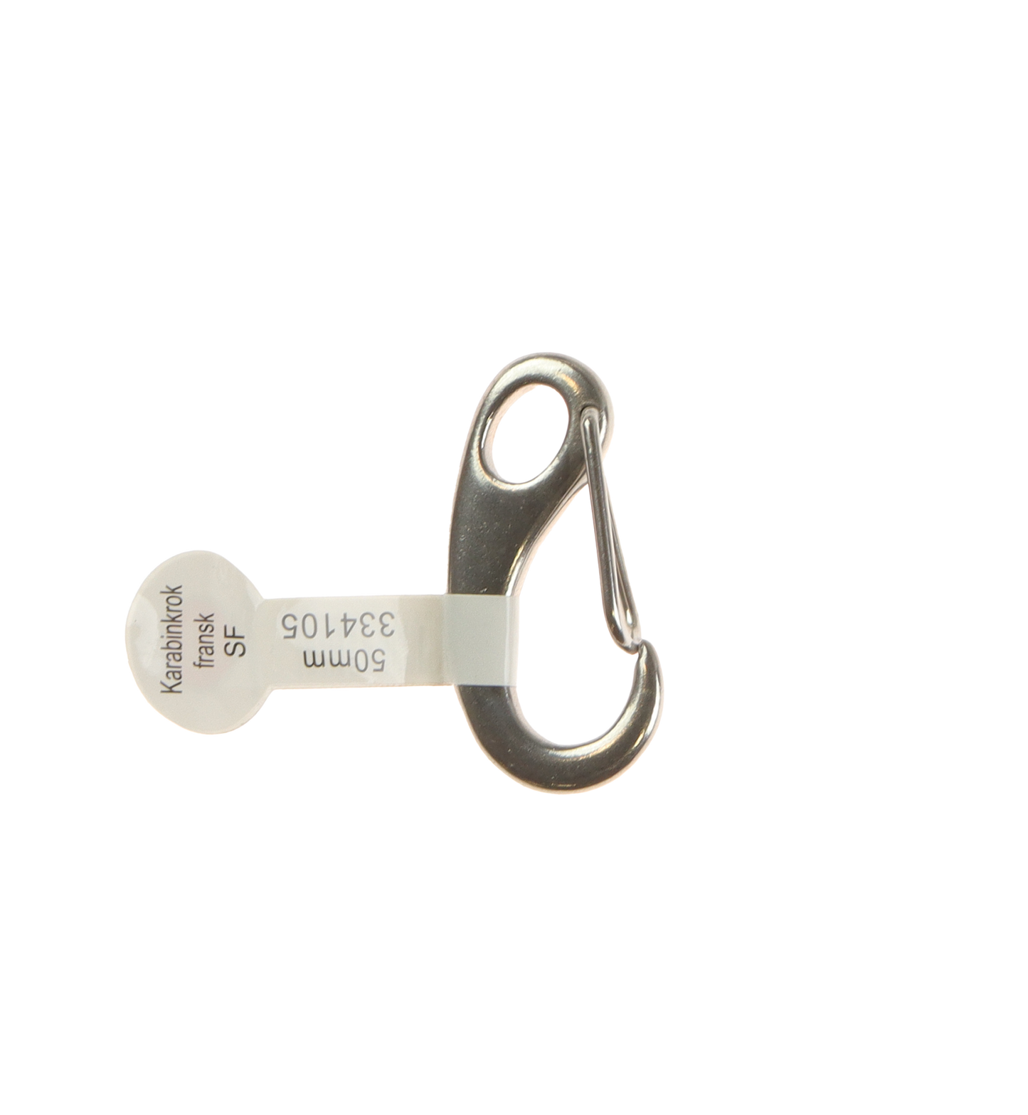 CAL Karabinkrok fransk - Syrefast AISI316/A4 - Flere størrelser 50mm