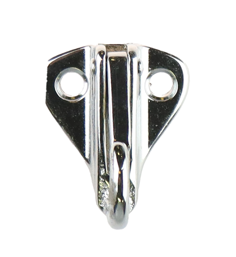 CAL Fenderfeste med Clips – Liten – Forkrommet Messing