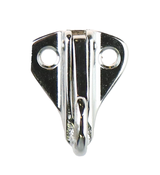 CAL Fenderfeste med Clips – Liten – Forkrommet Messing
