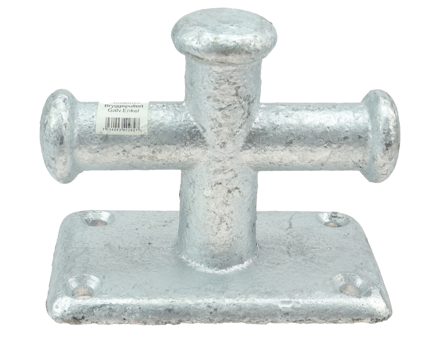 CAL Bryggepullert - Enkel - Galvanisert - 110/140 mm 140 mm